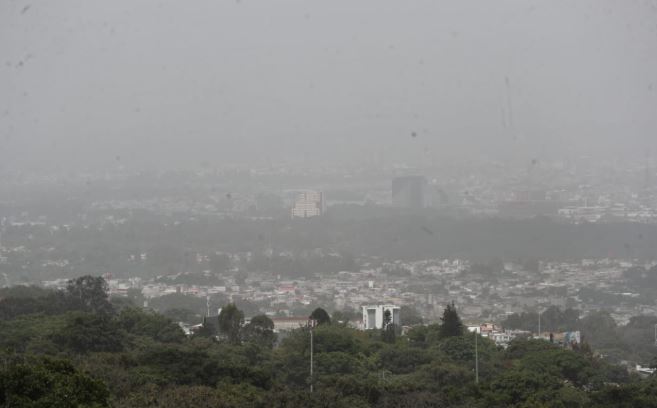Foto de los efectos del polvo del sahara
