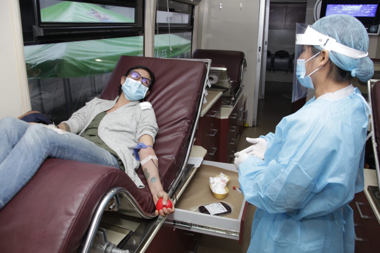 Realizan jornada de donación de sangre para abastecer a hospitales nacionales