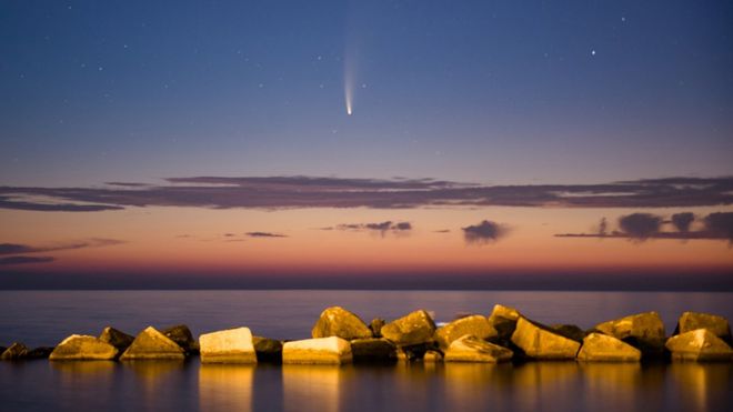 Neowise: así se ve el deslumbrante cometa que ha estado iluminando los cielos del planeta Tierra este mes