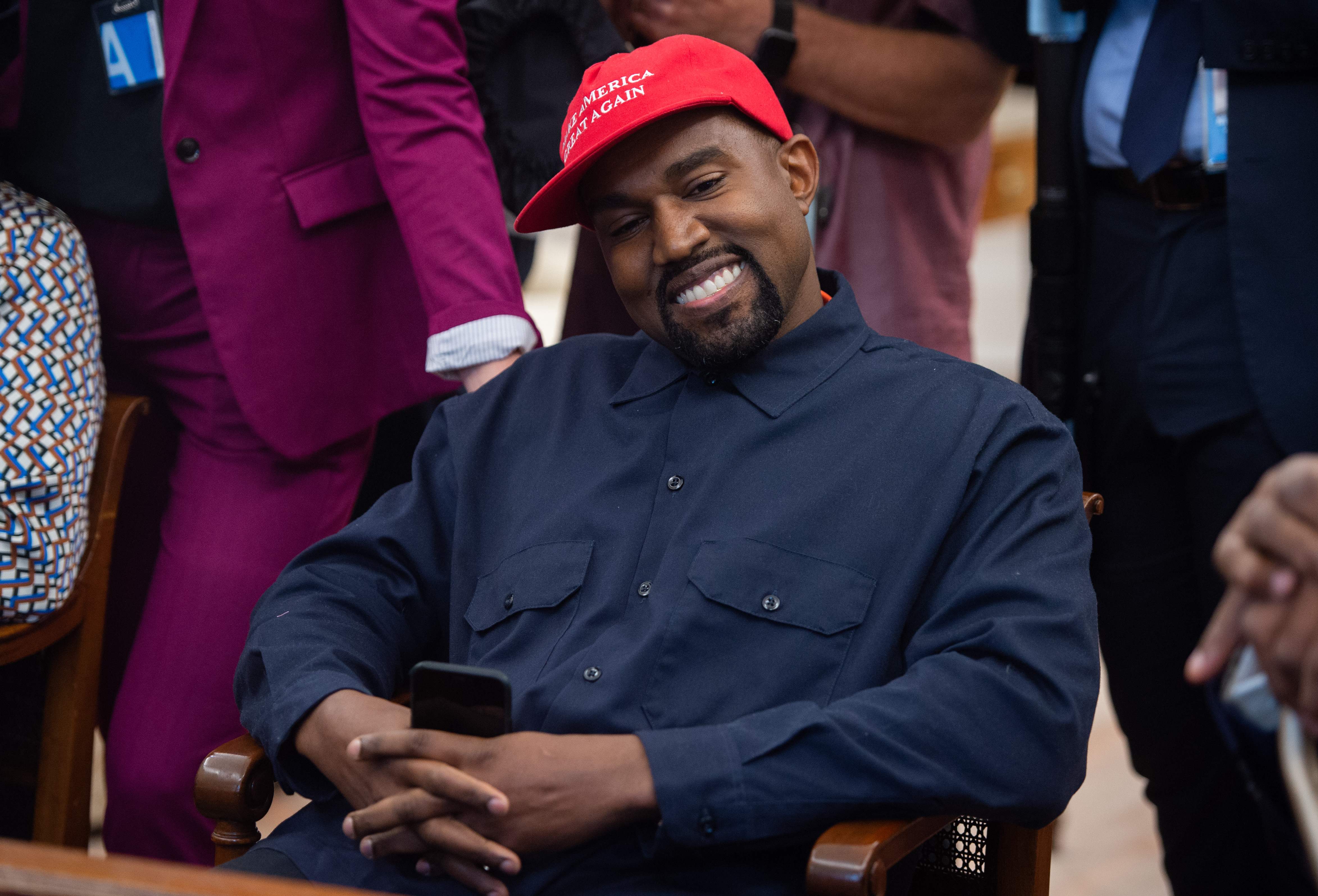 Kanye West celebró su primer mitin de campaña en Carolina del Sur, en medio de su carrera por conseguir la presidencia de Estados Unidos. (Foto Guatevisión: ARCHIVO/Agence France-Presse)
