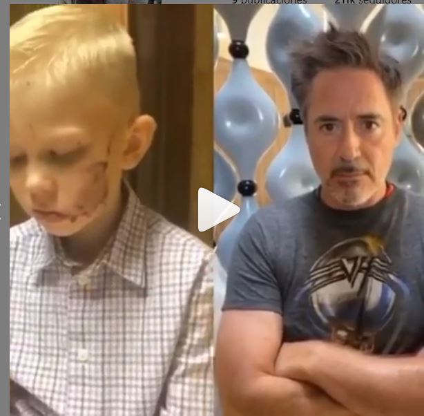 “Iron Man” le tiene una sorpresa a Bridger Walker, el niño que salvó a su hermana del ataque de un perro