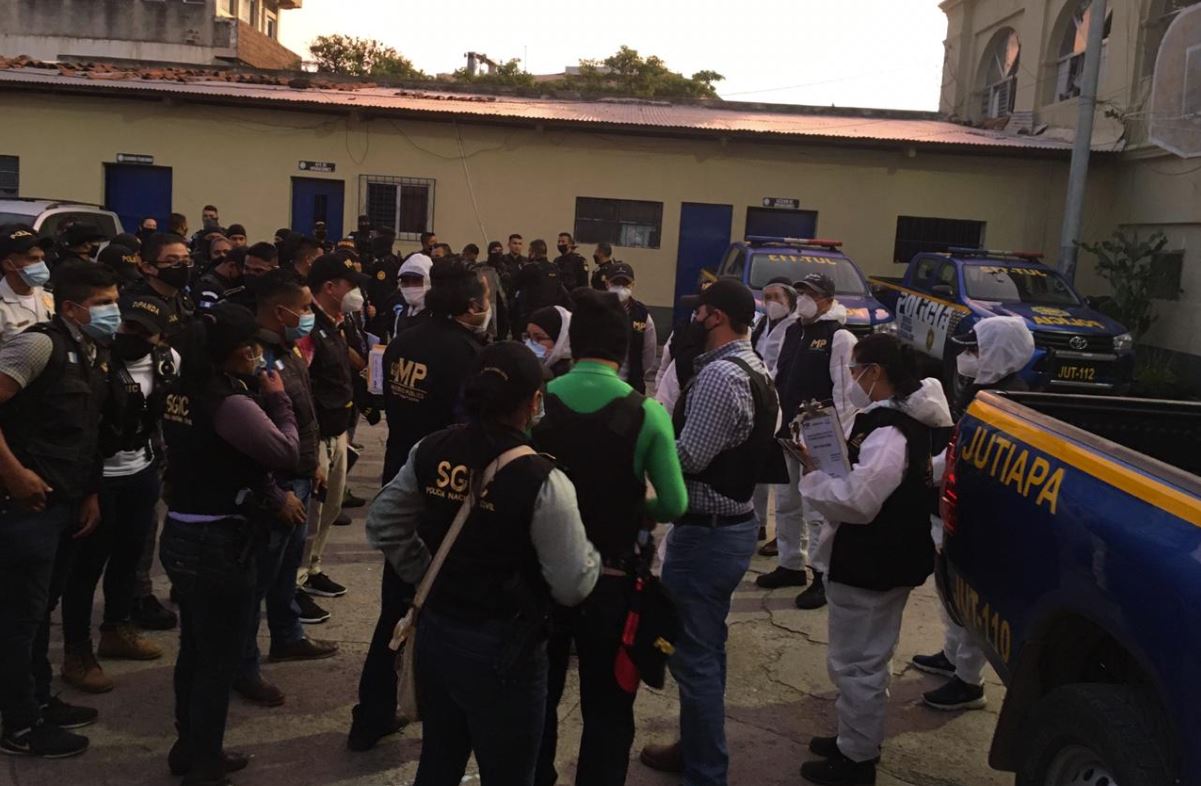 MP coordina allanamientos contra extorsionistas en varios municipios de Guatemala