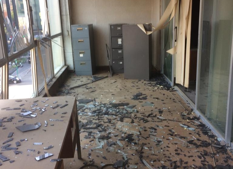 Fotos: Así quedó el consulado de Guatemala en Beirut a causa de la explosión