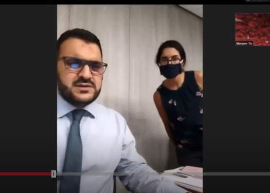 Explosión en Beirut: el momento en que el estallido alcanza la oficina de la BBC