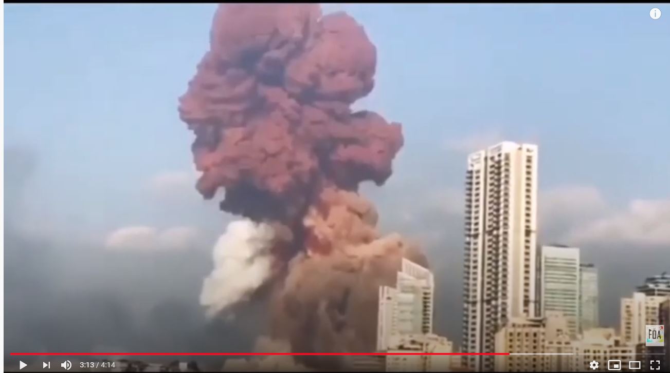 Explosión en Beirut: los 14 videos en ángulos diferentes que muestran la magnitud del estallido