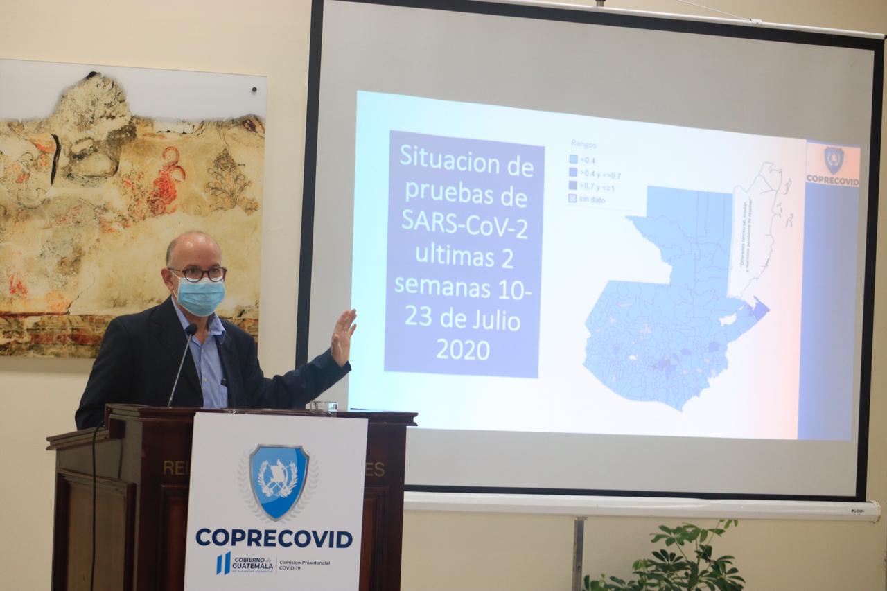Edwin Asturias alerta: hay dos departamentos con situación crítica por coronavirus