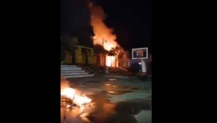 Coronavirus: capturan a señalados de participar en la quema del edificio municipal de San Lucas Tolimán