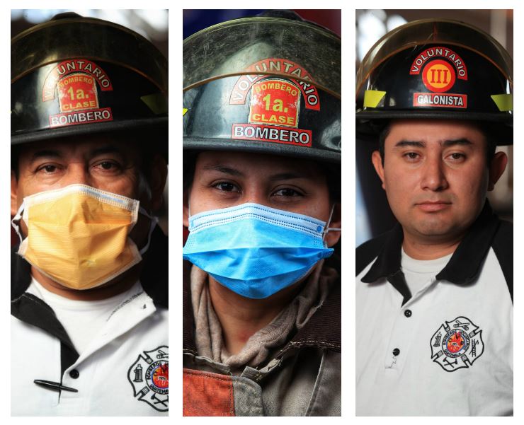 Bomberos Voluntarios de Guatemala: Los retratos y las frases que reflejan el espíritu de servicio
