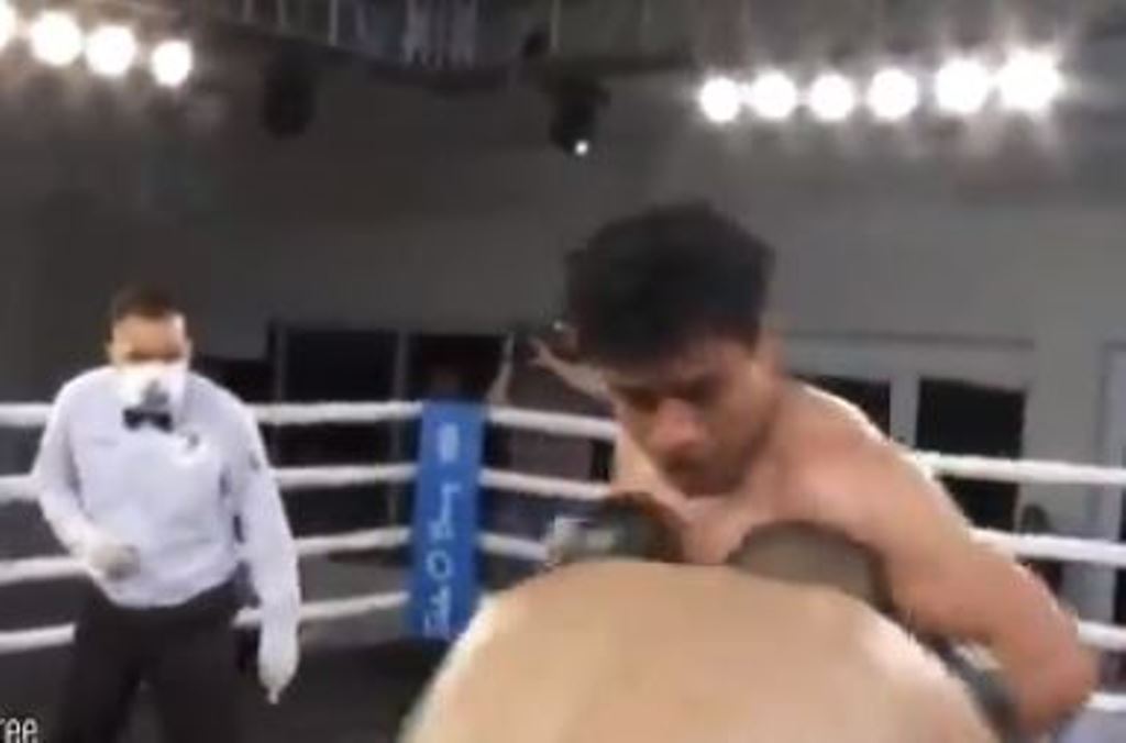 Una máquina de golpes: Este es el momento en que Lester Martínez noquea a rival de México