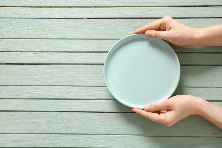 Plato de porcelana