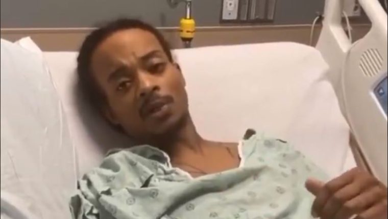 “Las 24 horas tengo dolor”: Jacob Blake se graba en video y asegura que tiene grapas en la espalda y el estómago