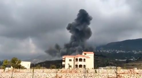 Videos: Reportan potente explosión en el sur de El Líbano