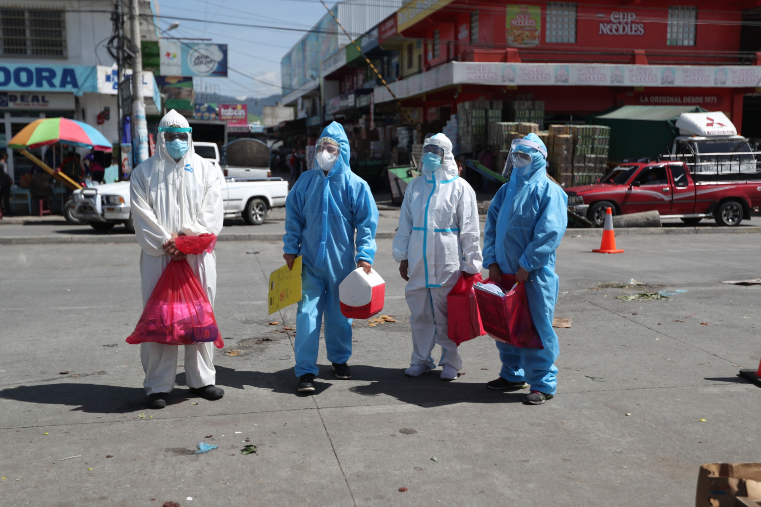 El personal del CAP en Quetzaltenango