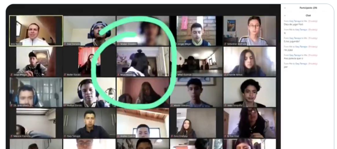 Entran a robar en su casa mientras estaba en una clase “online” y la cámara lo graba todo