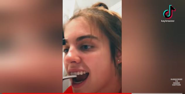 Video: lo nuevo (y riesgoso) de TikTok: limarse los dientes