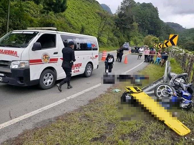 Dos motoristas mueren en accidente en Alta Verapaz