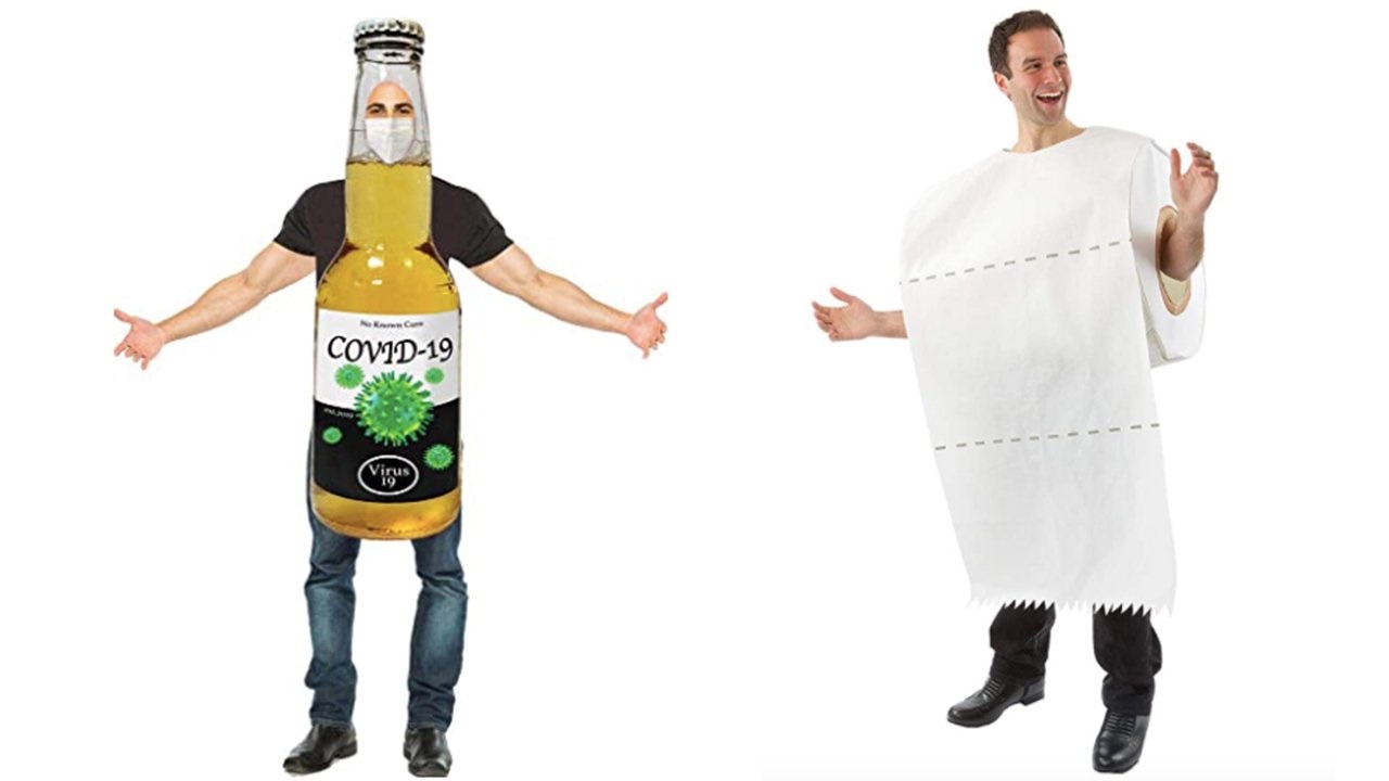 Disfraces relacionados con la pandemia y la Luna Azul protagonizan la noche de Halloween