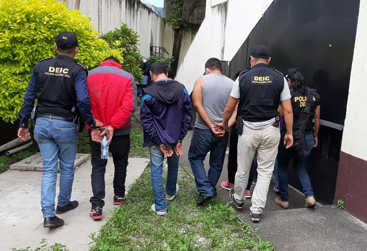 PNC captura a “Las estrellas”, banda señalada de explotar sexualmente a niñas y adolescentes