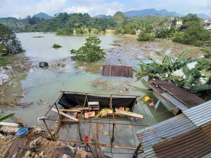 Sesab y otras 7 comunidades inundadas por Eta en las que se formaron lagunas y se oyen retumbos en los cerros