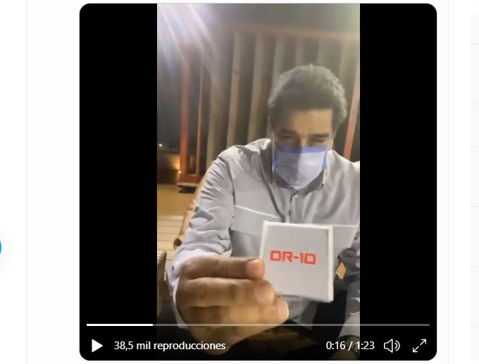 Video: DR-10, la molécula que según Nicolás Maduro elimina al covid-19