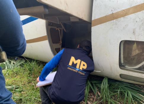 Droga encontrada en narcoavioneta en Champerico, Retalhuleu, vale casi US$14 millones
