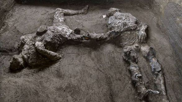 Pompeya Roma reconstrucción de cuerpos