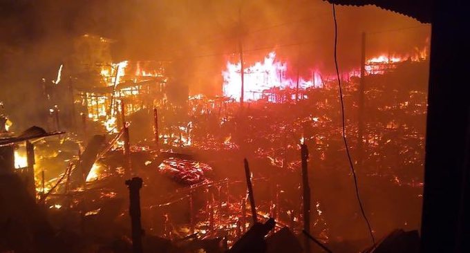 Brutal incendio en Colombia deja más de 70 casas destruidas
