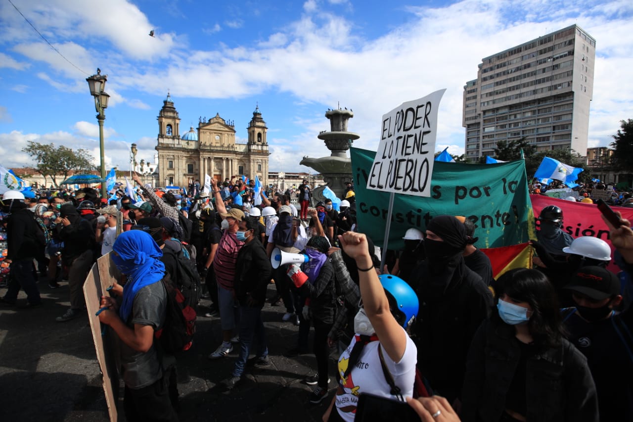 Manifestación en Guatemala