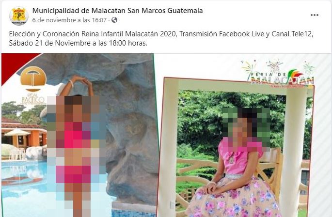 PDH pide que se cancele elección de reina infantil de Malacatán, porque vulnera a las niñas
