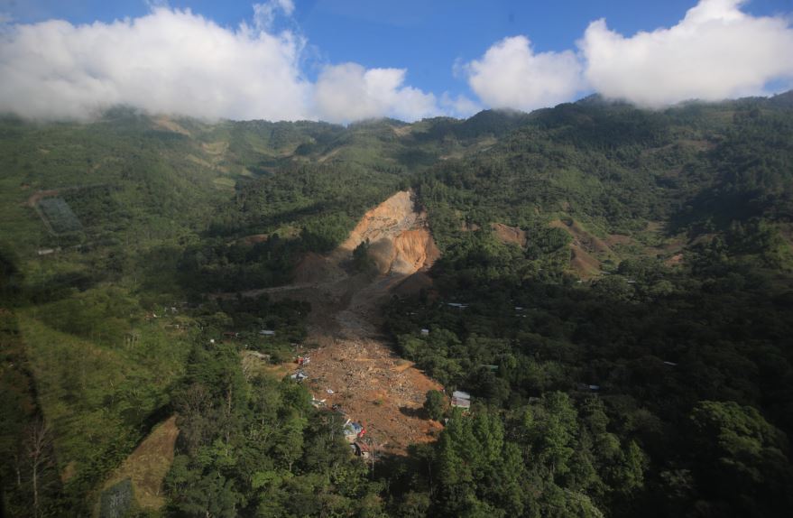 Desde lo alto: impresionantes imágenes de los daños en San Cristóbal Verapaz a causa de Eta