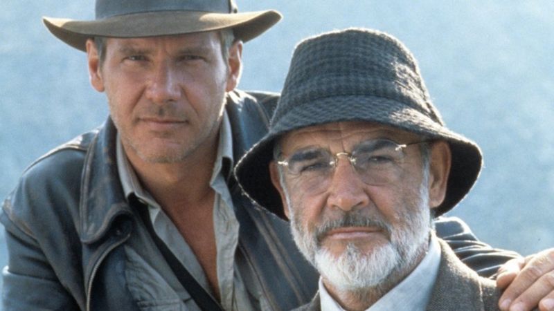 Sean Connery y Harrison Ford