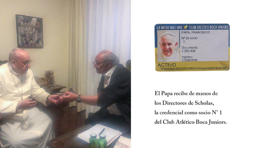 Papa Francisco se convierte en el Fan número 1 de Boca Juniors
