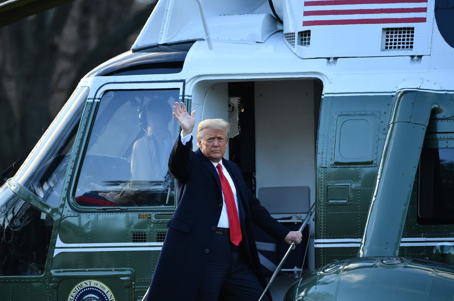 Así abandonó Donald Trump la Casa Blanca de Estados Unidos