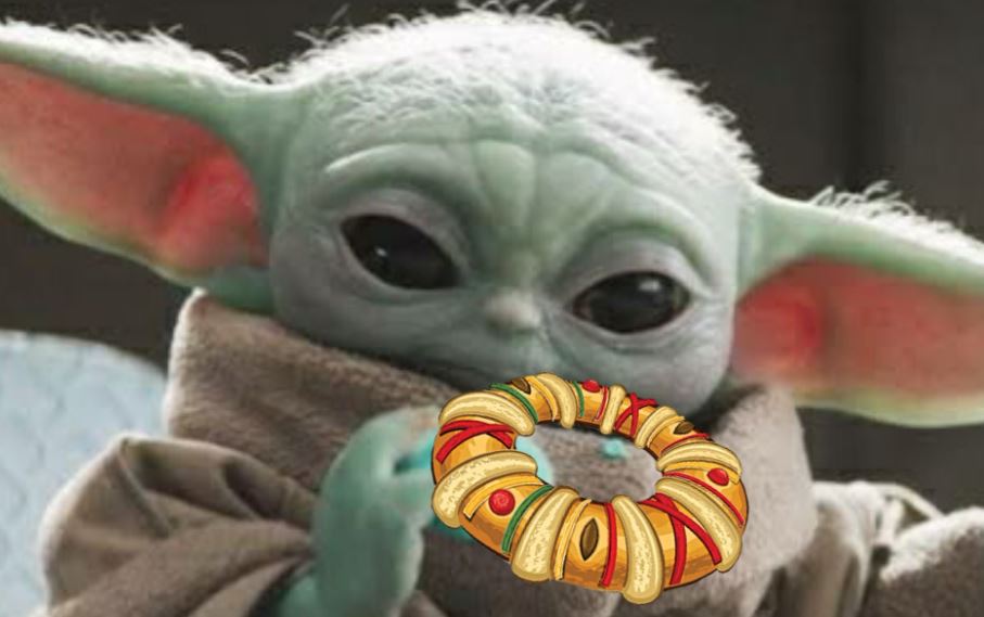 Baby Yoda en la Rosca de Reyes desata comentarios negativos y “guerra” de memes en redes sociales