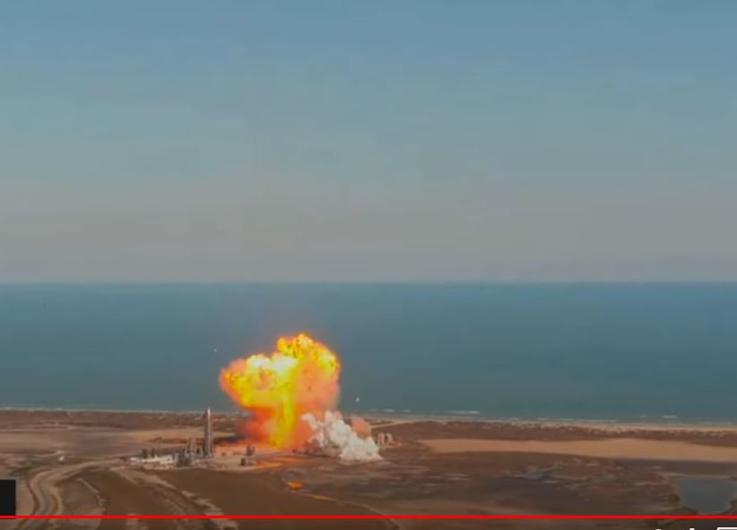 En video: así fue el impactante momento en que una nave de SpaceX explota durante el aterrizaje