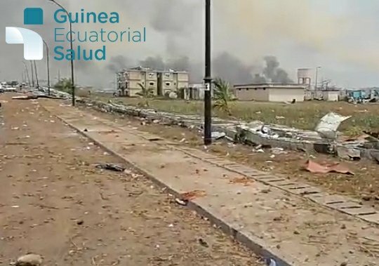 Explosión en cuartel militar deja 17 muertos, 420 heridos y devastación en Guinea Ecuatorial
