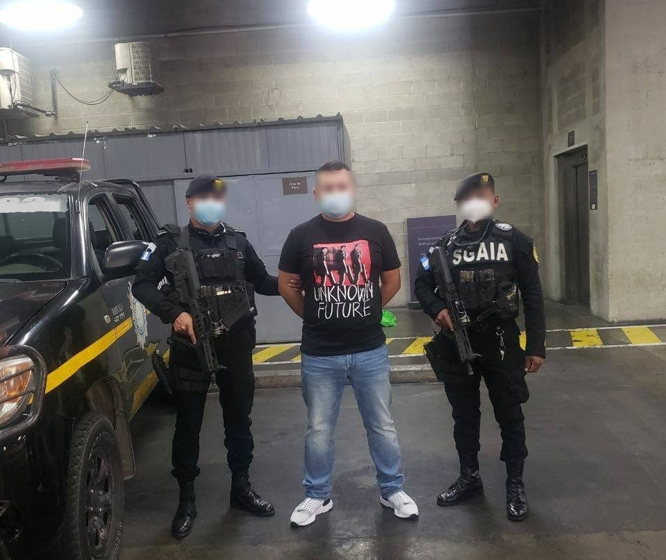 Capturan a “el Bucéfalo” en zona 10, reclamado por narcotráfico en Estados Unidos