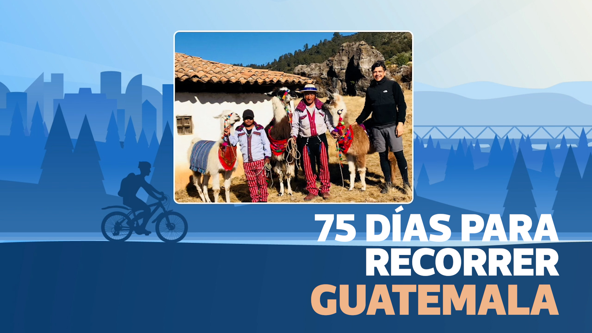 Guatemalteco recorrerá el país en bicicleta durante 75 días