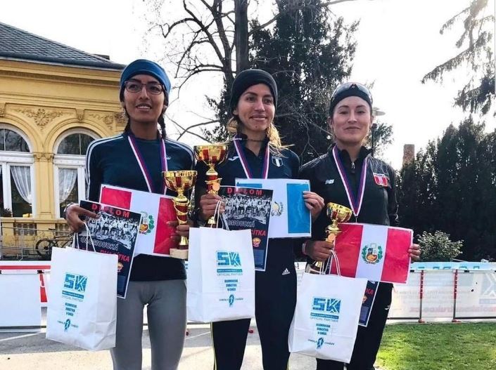 La marchista guatemalteca Mayra Herrera gana el oro en República Checa