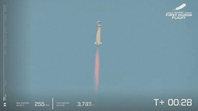 Jeff Bezos: cómo fue el viaje del multimillonario al espacio a bordo de su nave New Shepard
