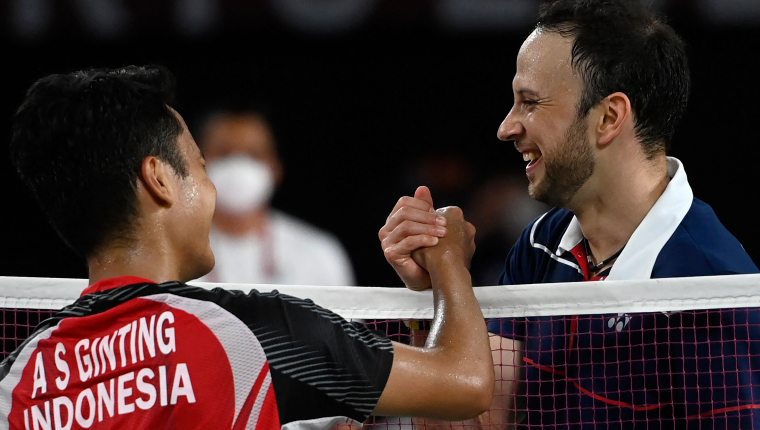 Kevin Cordón con coraje y corazón luchó hasta el final ante el indonesio Anthony Sinisuka Ginting