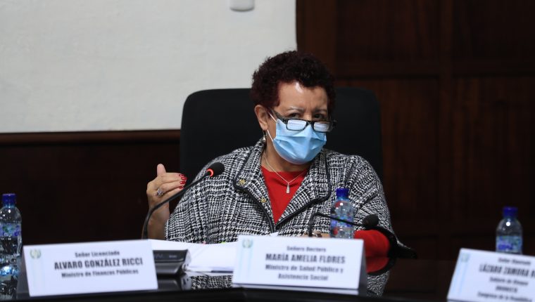 Amelia Flores, ministra de Salud, da positivo por covid-19