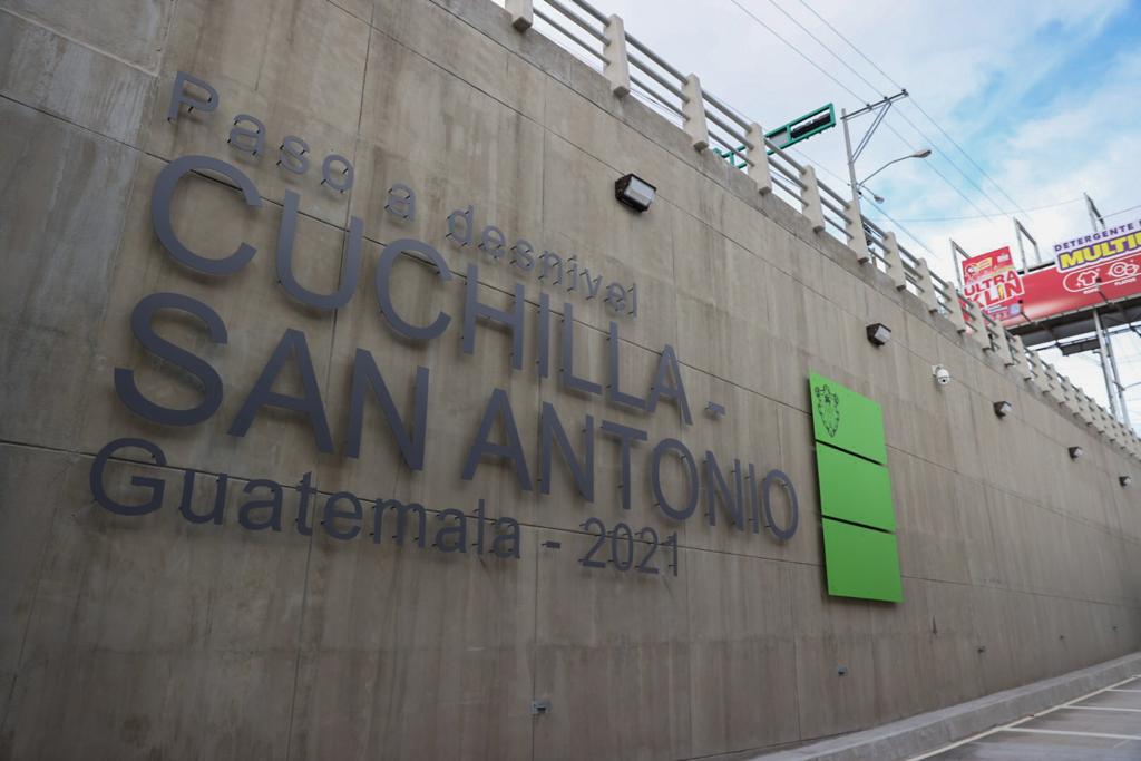 “Cuchilla San Antonio”, el nuevo paso a desnivel queda habilitado en zona 6 de la ciudad capital