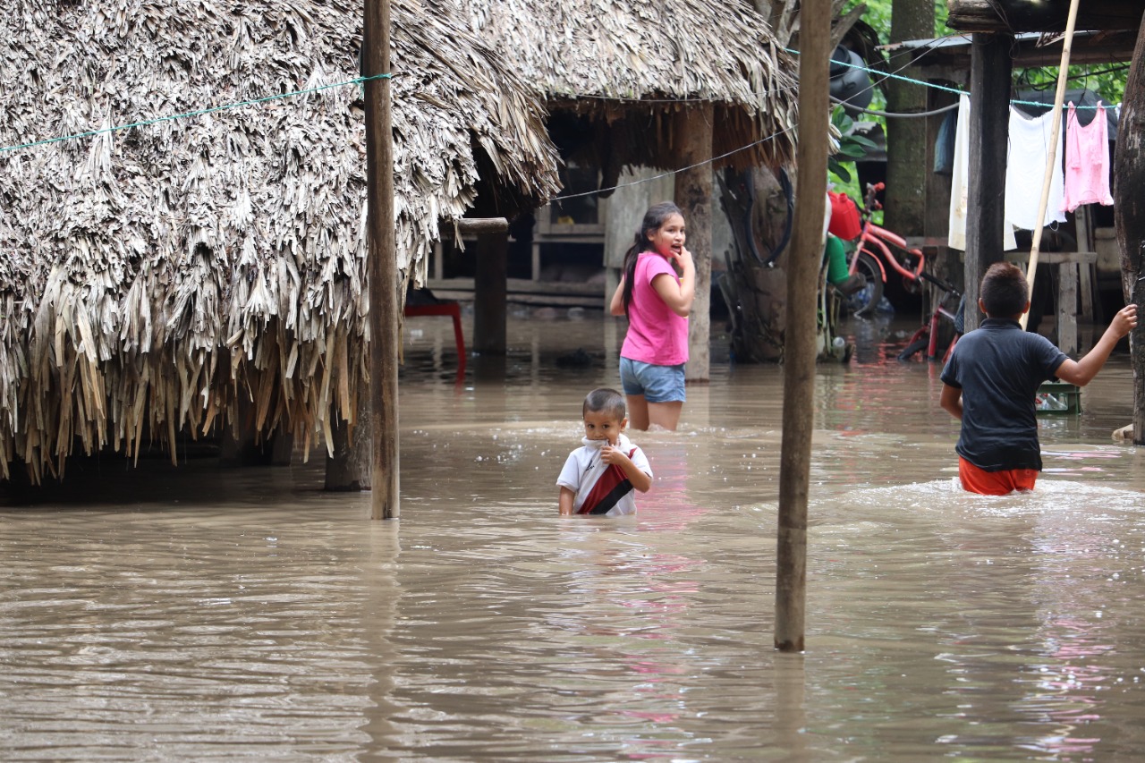 5 departamentos afectados por las lluvias de las últimas 24 hrs