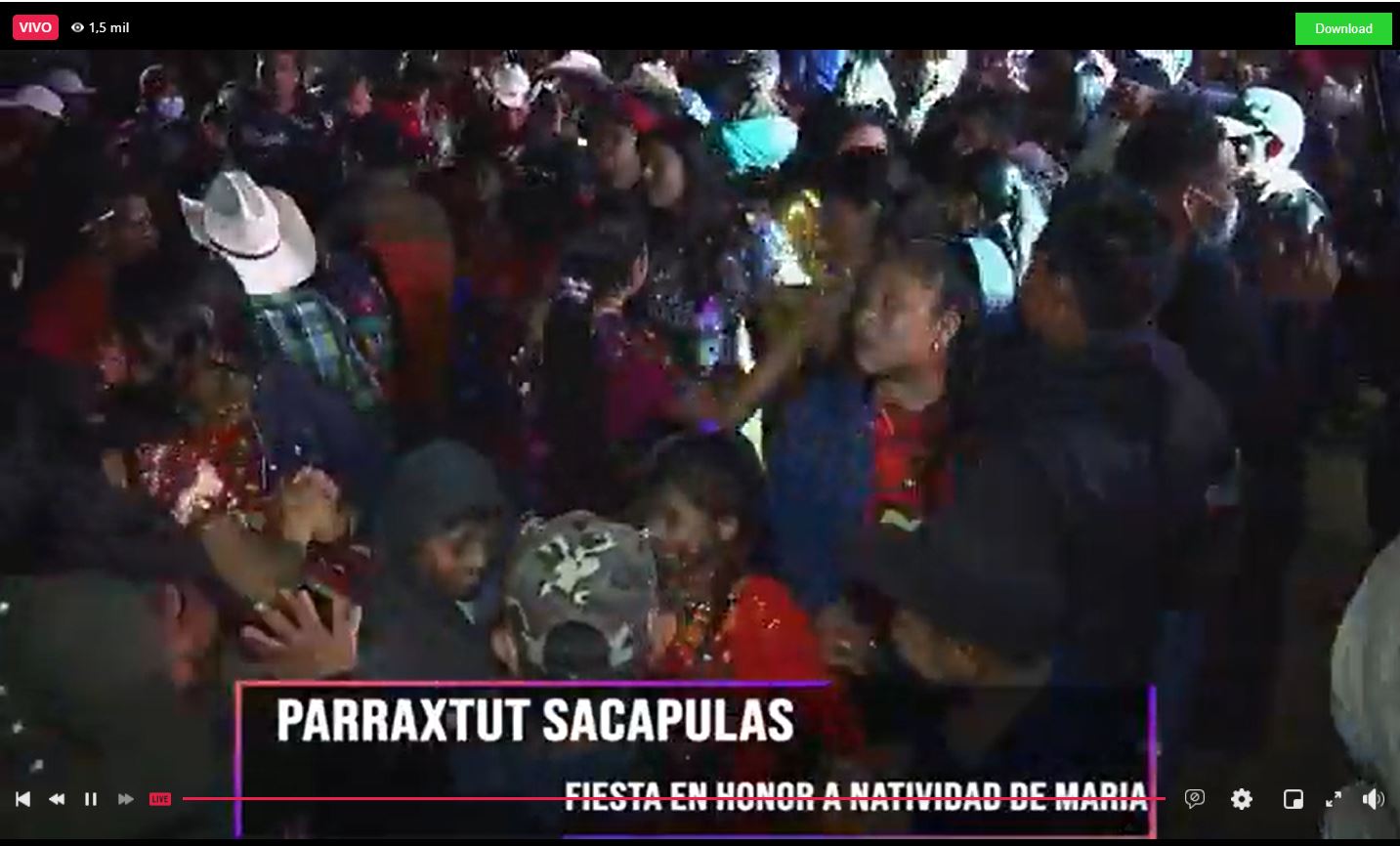 Vecinos de Parraxtut no paran la fiesta, mientras Sacapulas está en alerta roja por el coronavirus
