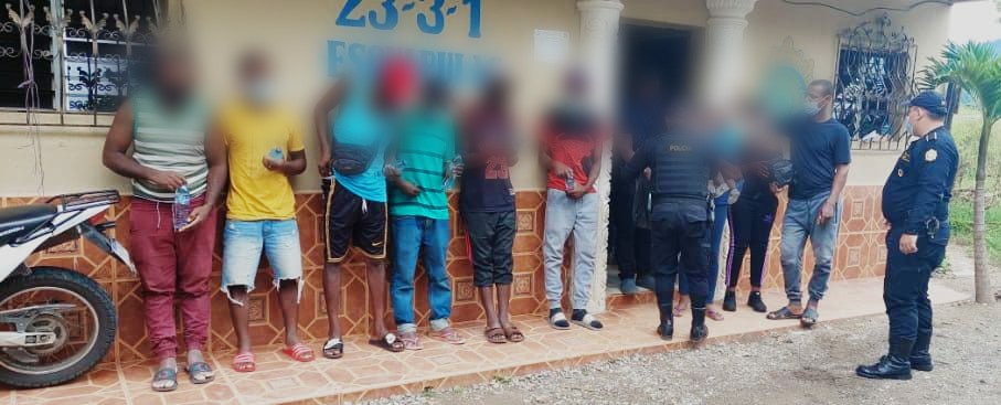 Un brasileño y 11 haitianos fueron localizados en Esquipulas