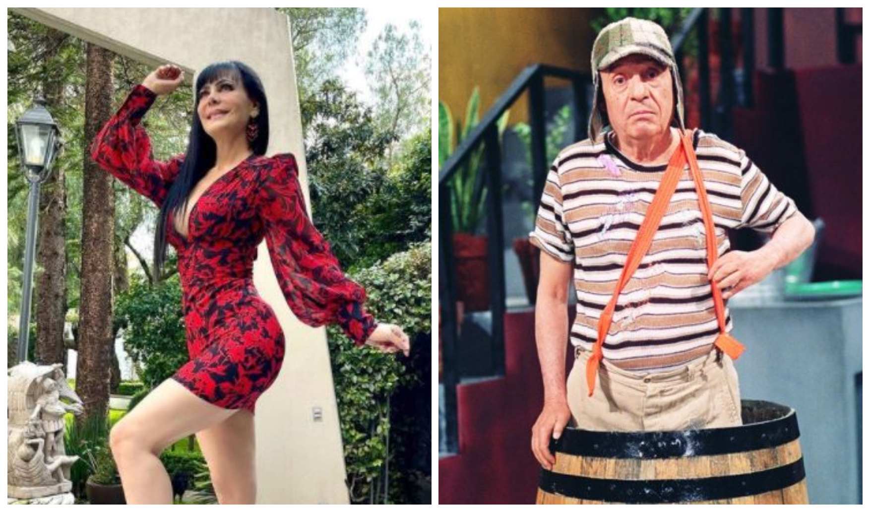 Maribel Guardia comparte foto que se tomó con Chespirito y responde comentarios de si hubo romance