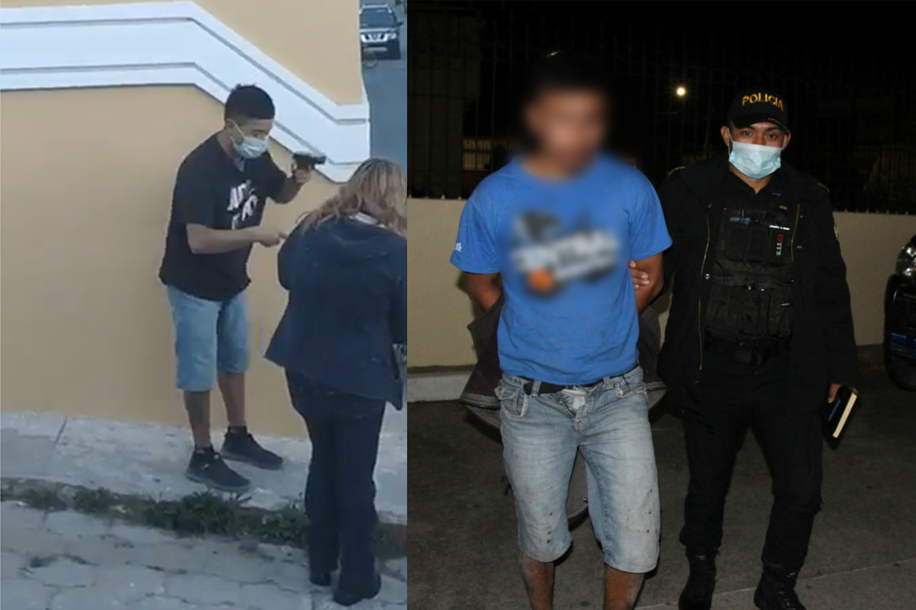 Familiares denunciaron su desaparición y apareció en un video que registró un asalto a mano armada en Salcajá