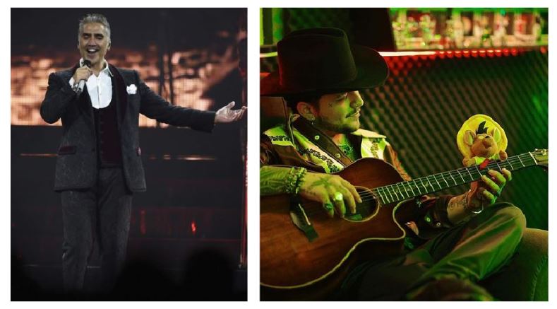 “El Potrillo” y Christian Nodal rinden homenaje a Vicente Fernández