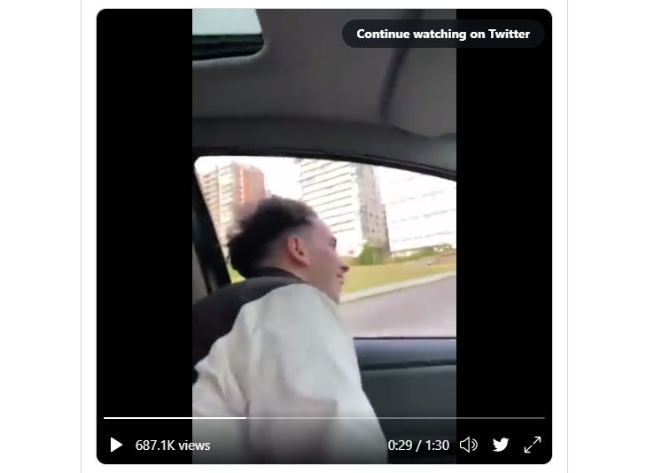 “Si nos matamos, nos matamos”: el indignante video de un joven que maneja a toda velocidad y causa accidente de tránsito
